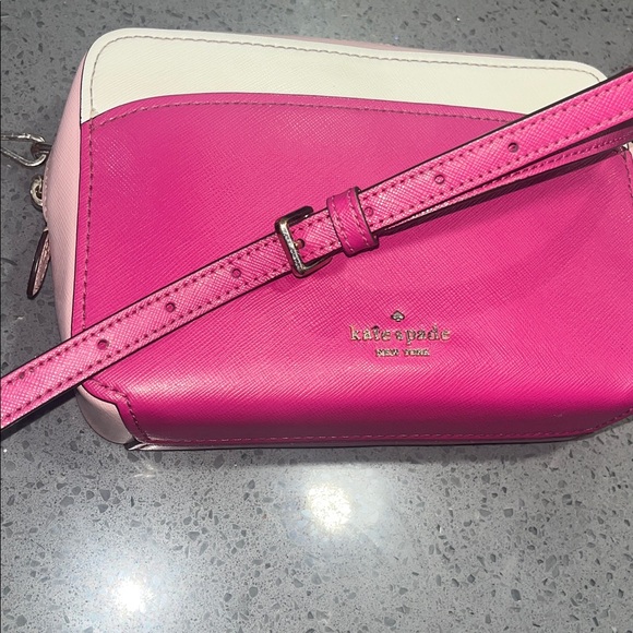 Kate Spade Fuchsia and Cream Crossbody Bag - Picture 15 of 15